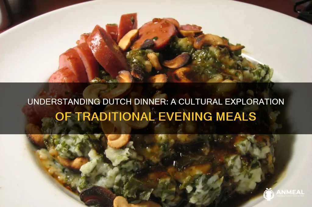 what does dutch dinner mean