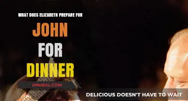 Elizabeth's Heartfelt Dinner: A Loving Meal Prepared for John