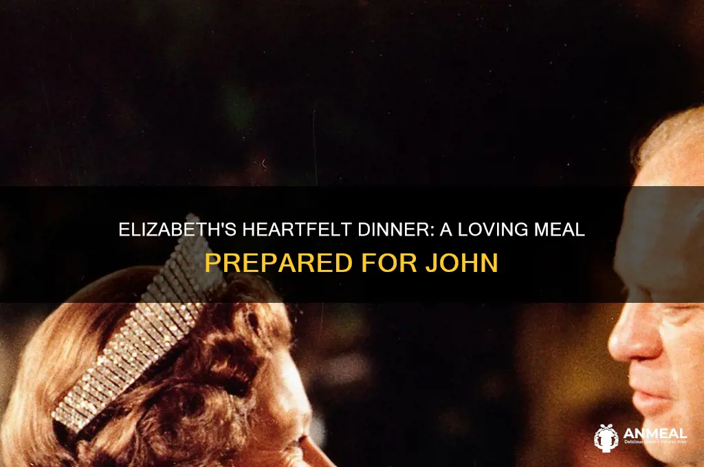 what does elizabeth prepare for john for dinner