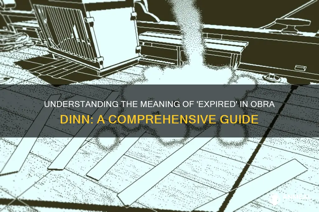 what does expired mean in obra dinn