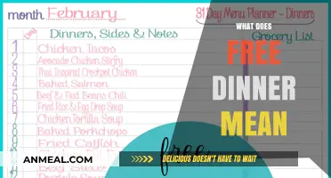 Understanding the Concept: What Does 'Free Dinner' Really Mean?