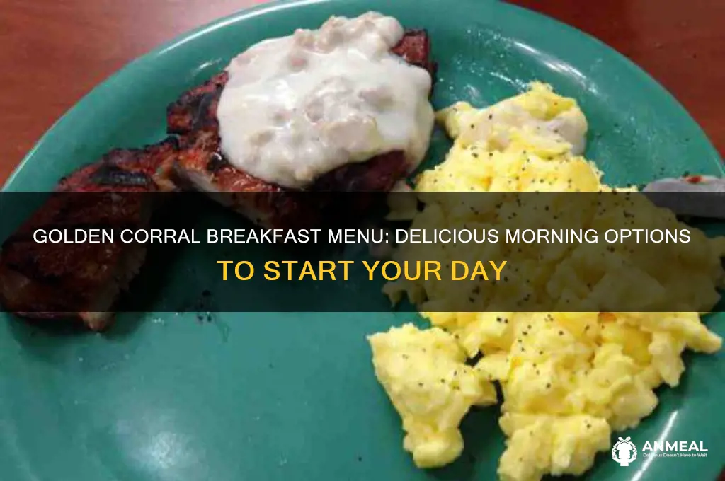what does golden corral have for breakfast