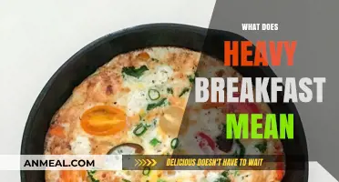 Understanding Heavy Breakfast: Definition, Benefits, and Healthy Meal Ideas