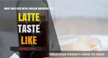 Exploring the Rich, Creamy Flavor of Iced Royal English Breakfast Tea Latte