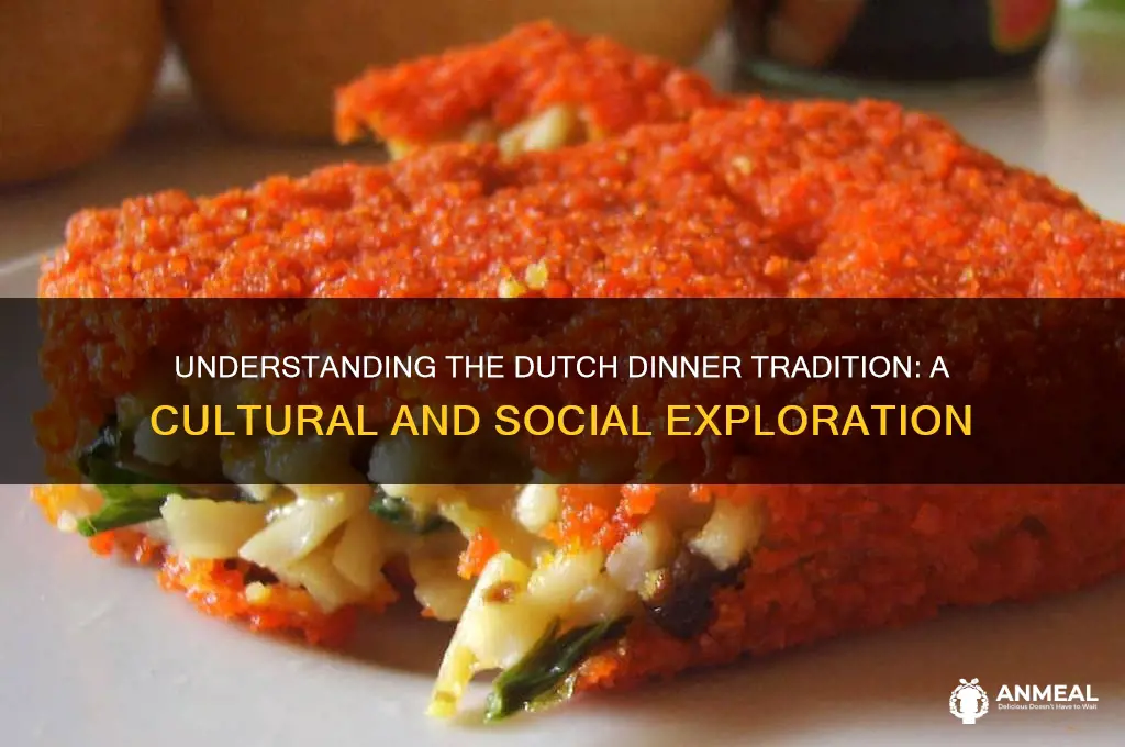 what does it mean for dinner to be dutch