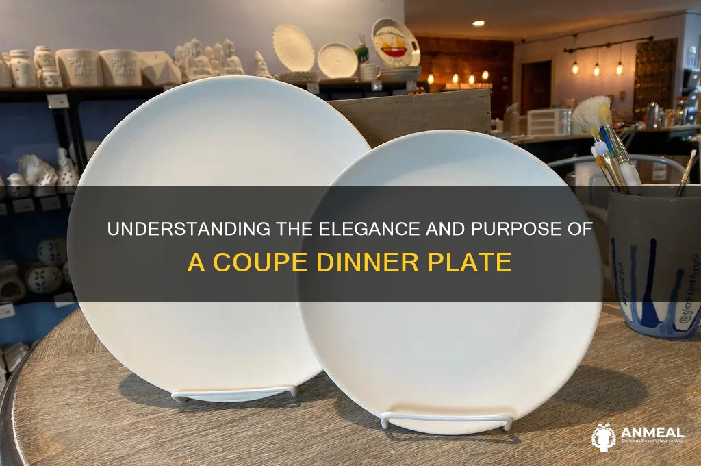 what does it mean to be a coupe dinner plate