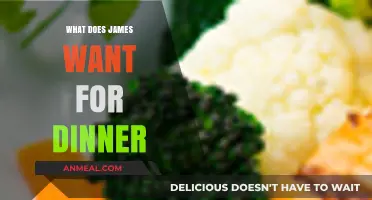 James' Dinner Dilemma: Deciding Tonight's Perfect Meal Choice