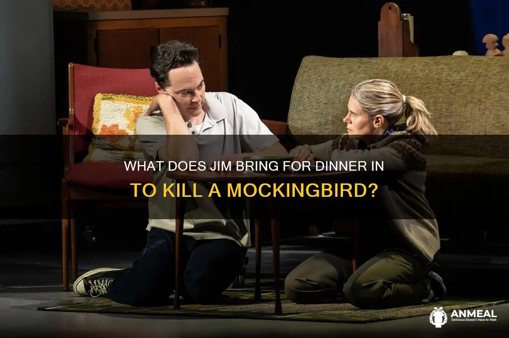 what does jim bring for dinner tkam