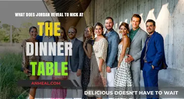 Jordan's Dinner Table Revelation: Unveiling Secrets to Nick