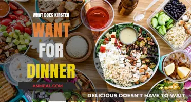 Kirsten's Dinner Dilemma: Exploring Her Perfect Evening Meal Choices