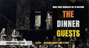 Macbeth's Haunting Dinner Scene: Disturbing Guests with Ghostly Visions