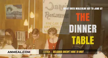 Malcolm's Candid Words to Jane: A Dinner Table Conversation Unpacked