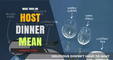 Understanding the Concept of a No-Host Dinner: Etiquette and Expectations