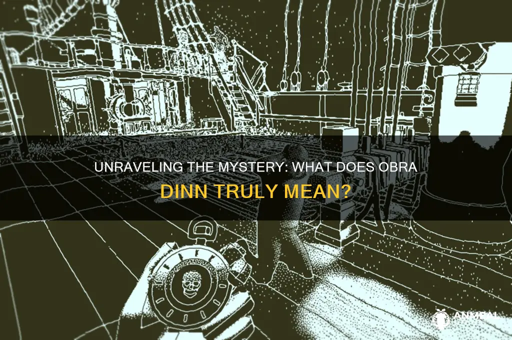 what does obra dinn mean