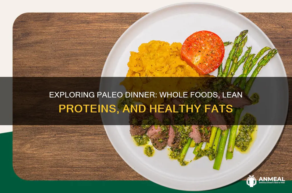 what does paleo dinner look like