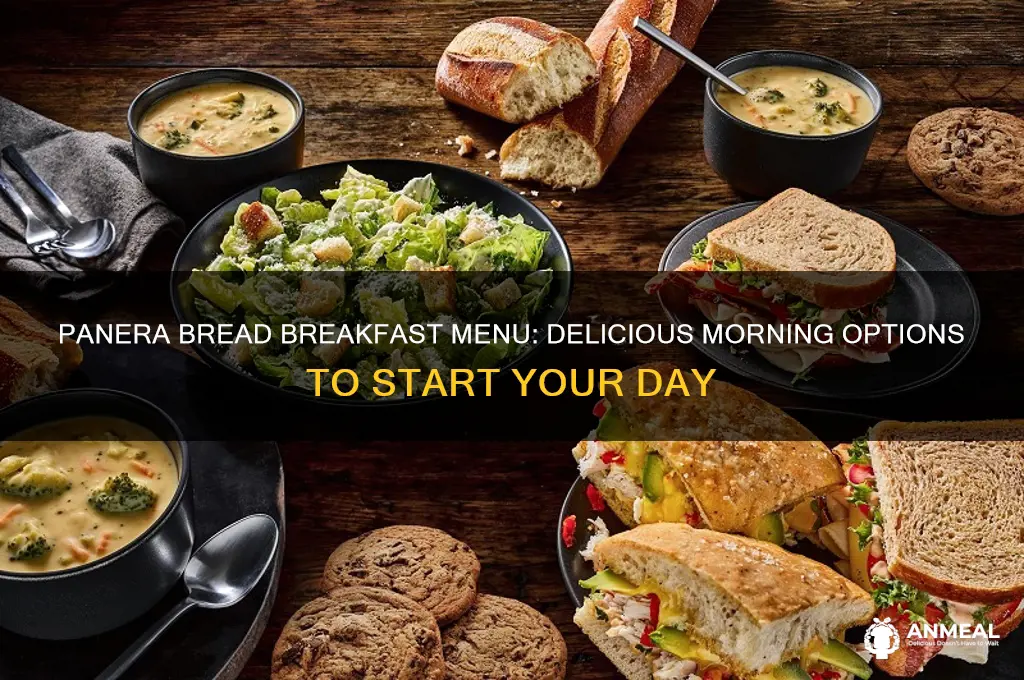 what does panera bread have for breakfast