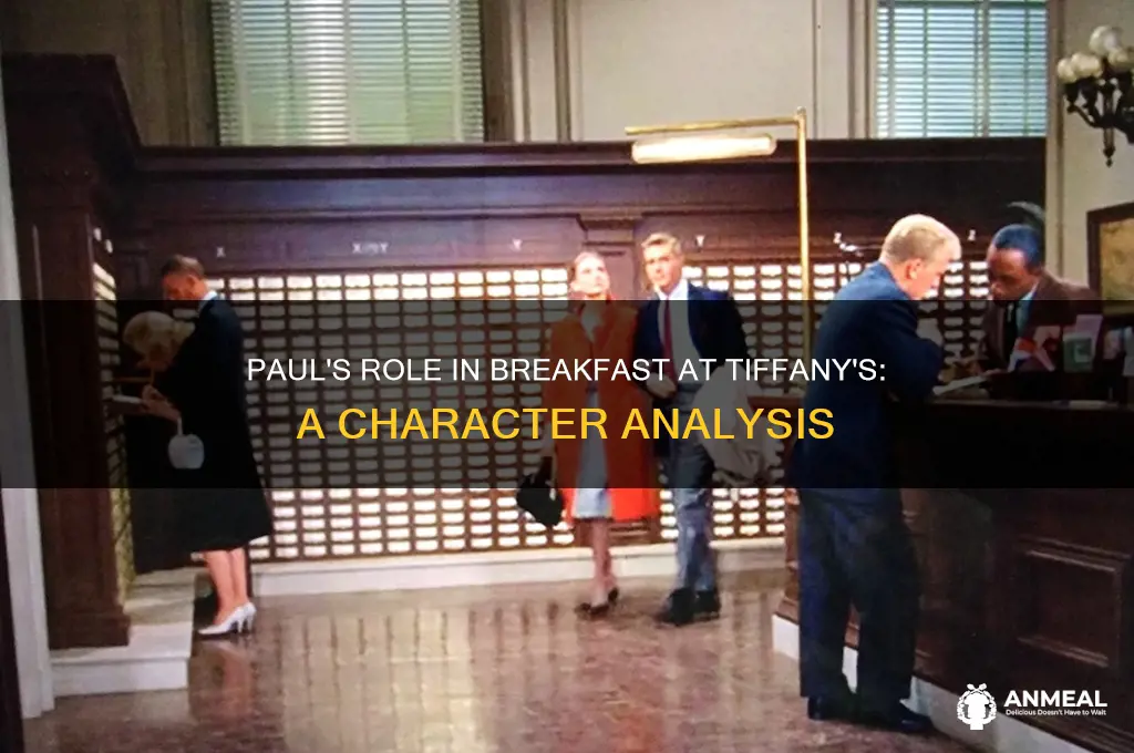 what does paul do in breakfast at tiffany