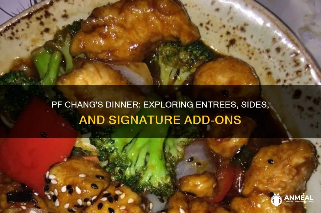 what does pf changs dinner come with