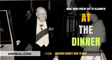 Philip's Candid Words to Elizabeth: A Dinner Table Revelation