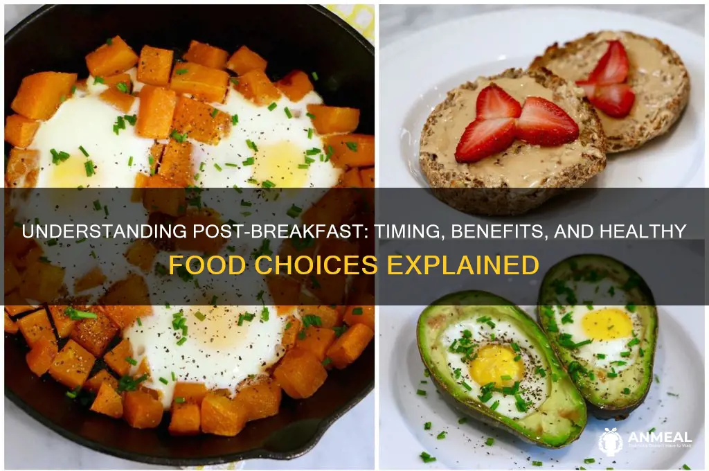what does post breakfast mean