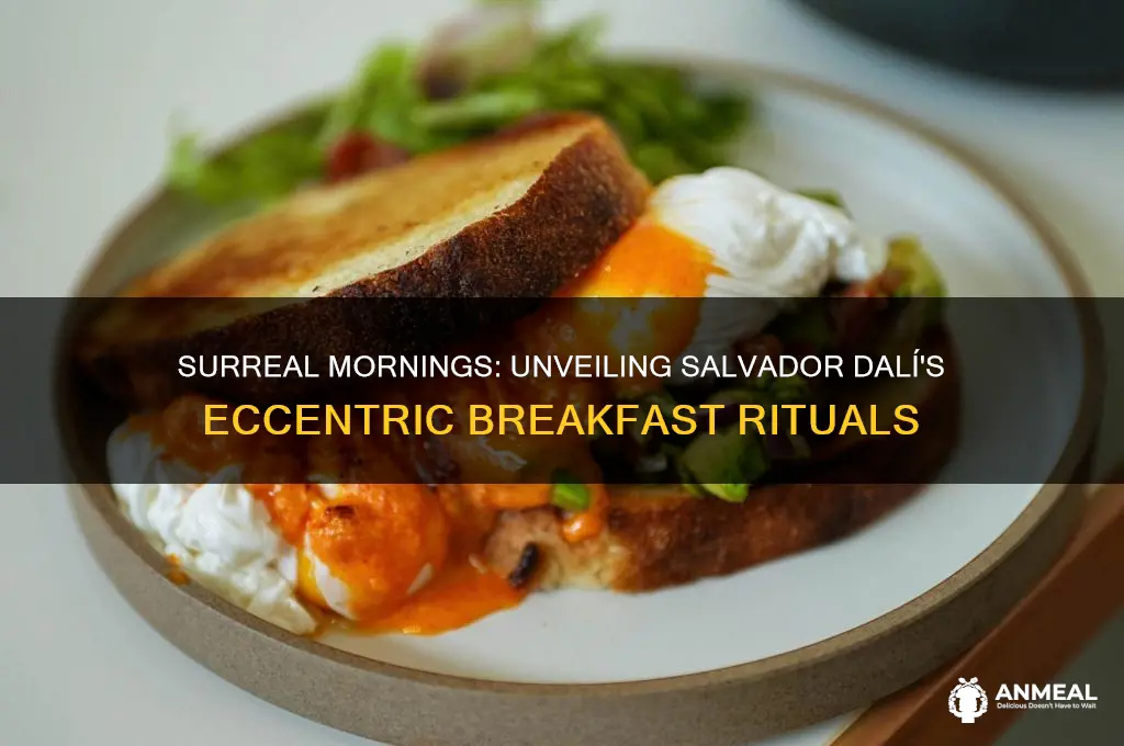 what does salvador dali have for breakfast