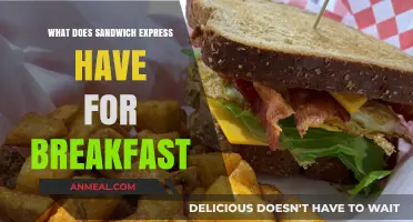 Discover Sandwich Express' Delicious Breakfast Menu Options and Specials
