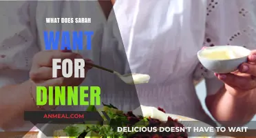 Sarah's Dinner Dilemma: Deciding Tonight's Perfect Meal