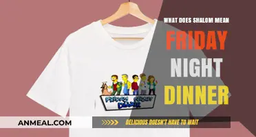 Shalom's Meaning: Uniting Family and Faith at Friday Night Dinner