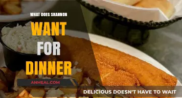 Shannon's Dinner Dilemma: Deciding Tonight's Perfect Meal