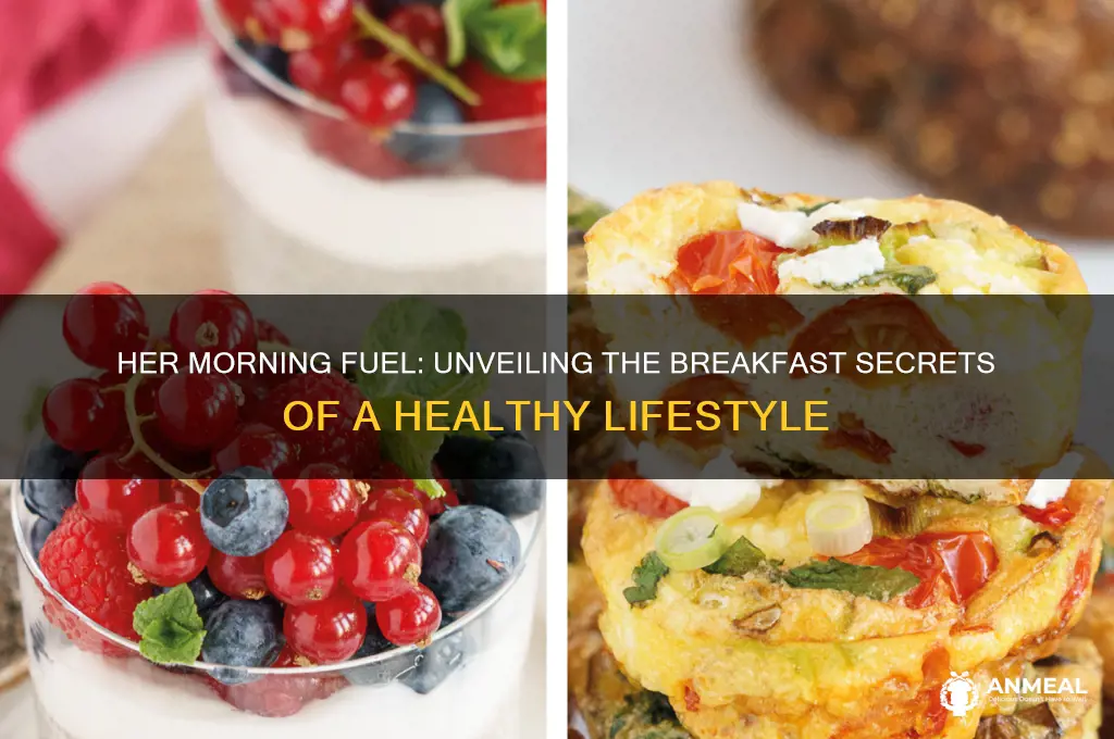 what does she have for breakfast