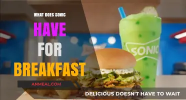 Sonic's Morning Fuel: Breakfast Options