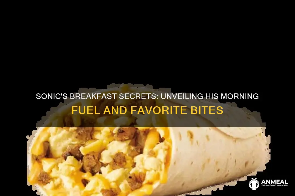 what does sonic order for breakfast