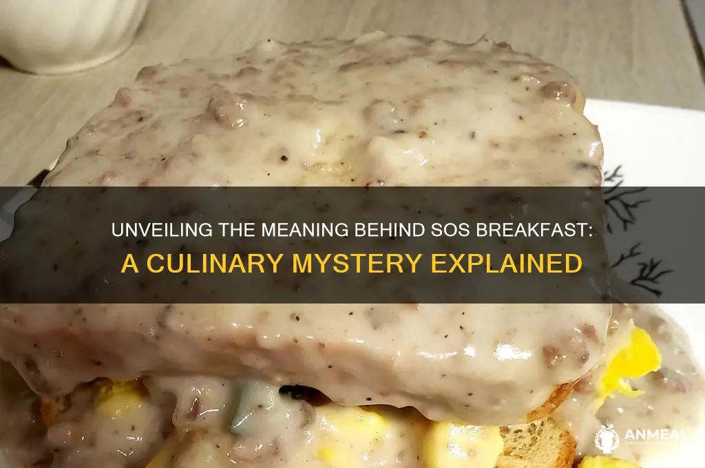 what does sos breakfast stand for