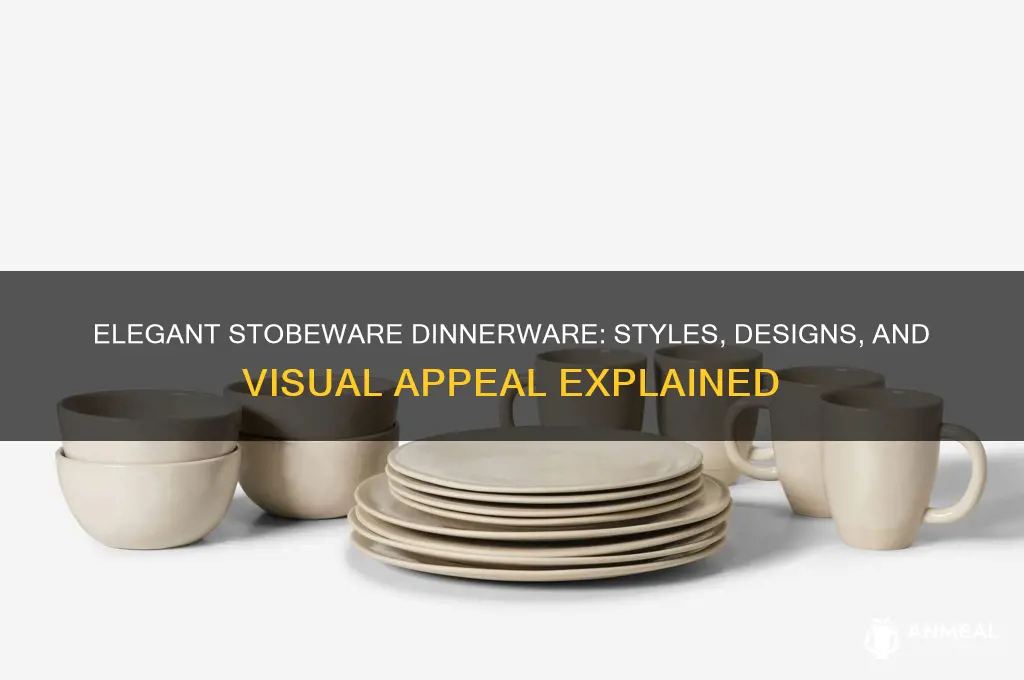 what does stobeware dinner ware look lik