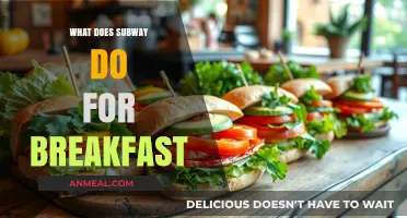Subway Breakfast Menu: Delicious Morning Options to Start Your Day