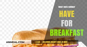 Subway's Morning Menu: Delicious Breakfast Options