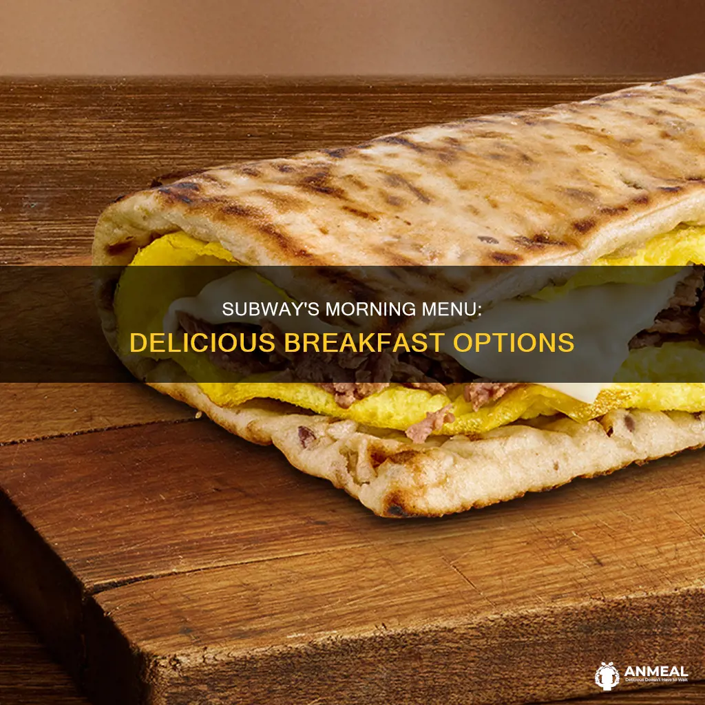 what does subway have for breakfast
