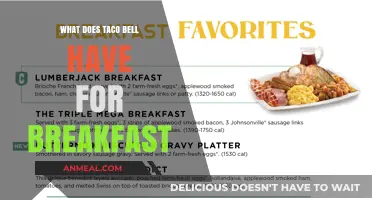 Tasty Taco Bell Breakfast Options: What's on the Menu?