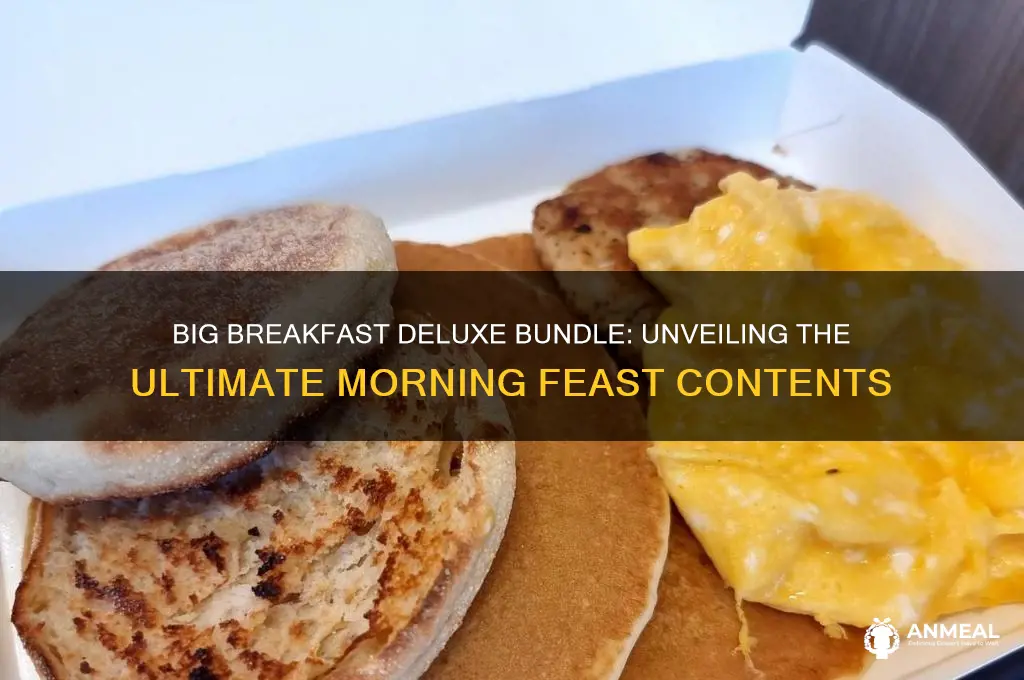 what does the big breakfast deluxe bundle come with