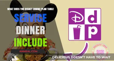 Disney Dining Plan Table Service Dinner: Inclusions and Benefits Explained