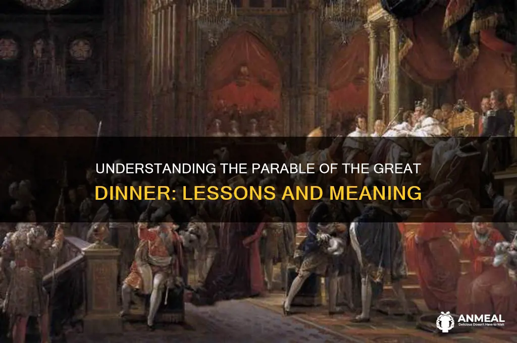 what does the parable of the great dinner mean