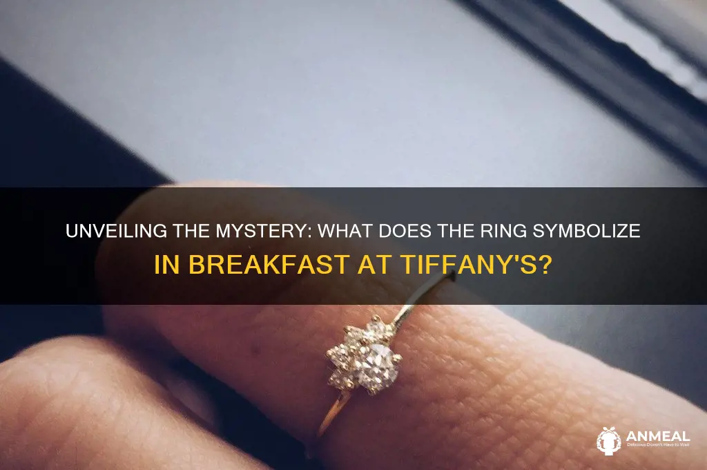 what does the ring say in breakfast at tiffany