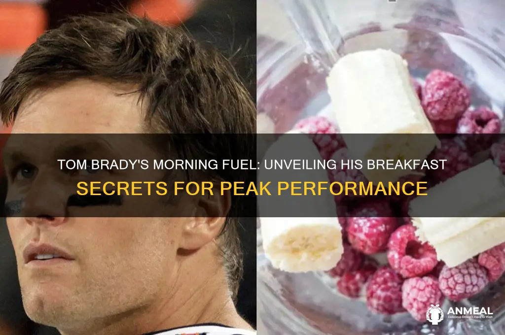 what does tom brady have for breakfast