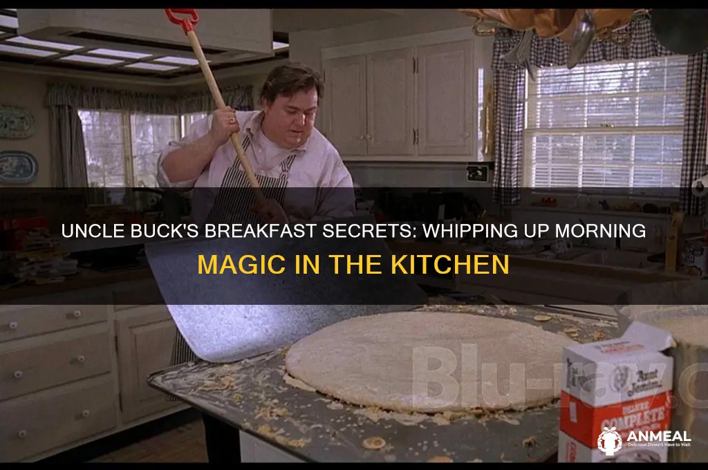 what does uncle buck cook for breakfast