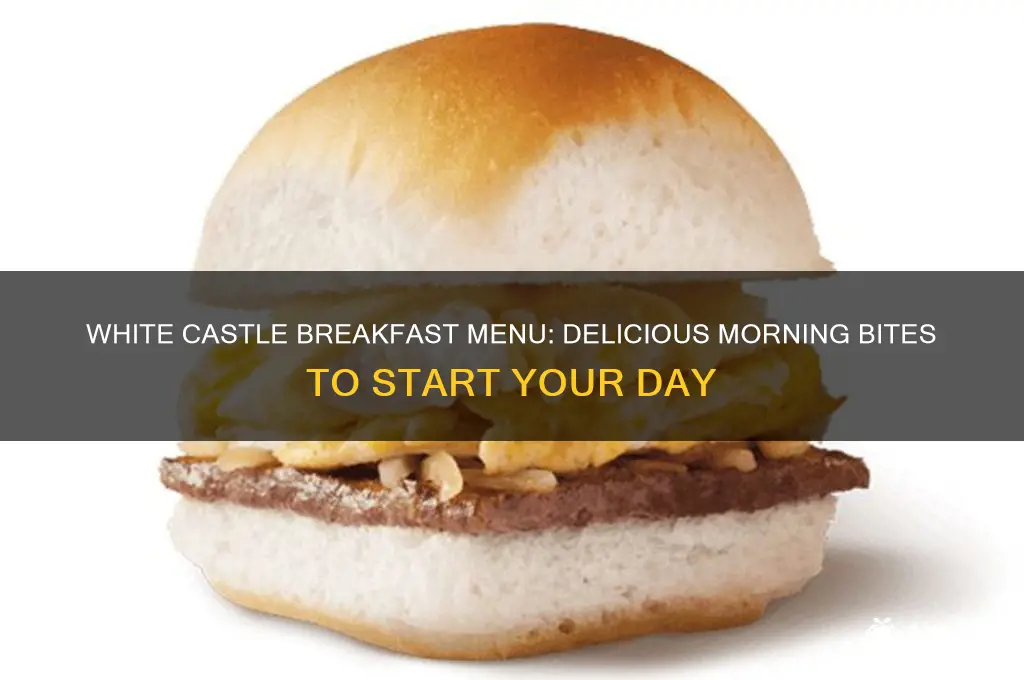 what does white castle have for breakfast