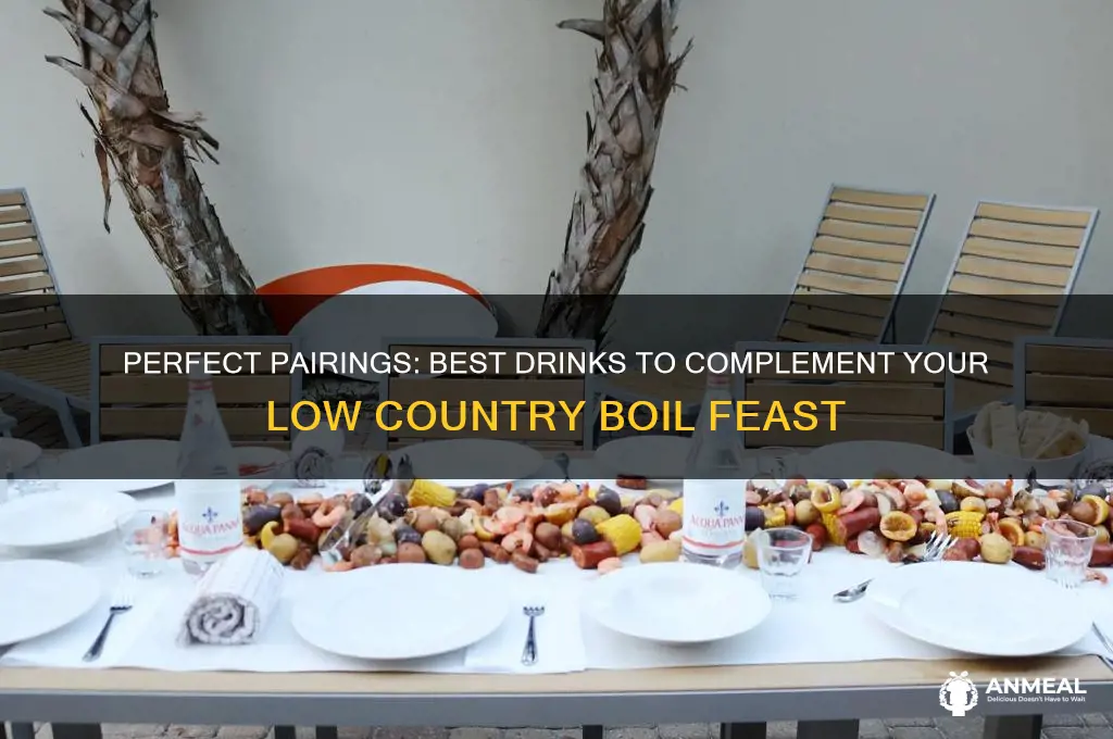 what drinks go best with low country boil dinner