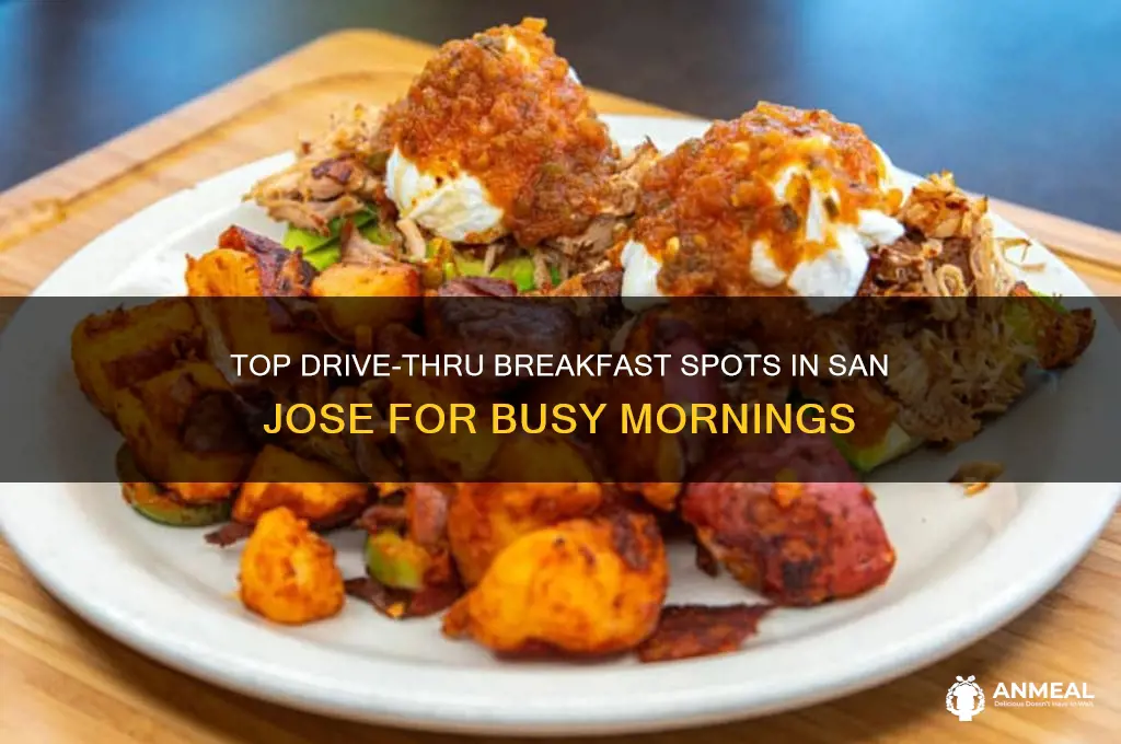 what drive thru breakfast places are on san jose