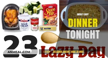 Quick and Simple Dinner Ideas for a Stress-Free Evening Tonight
