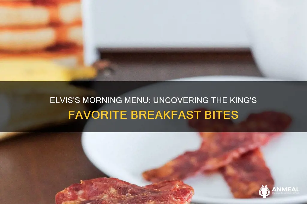 what elvis ate for breakfast