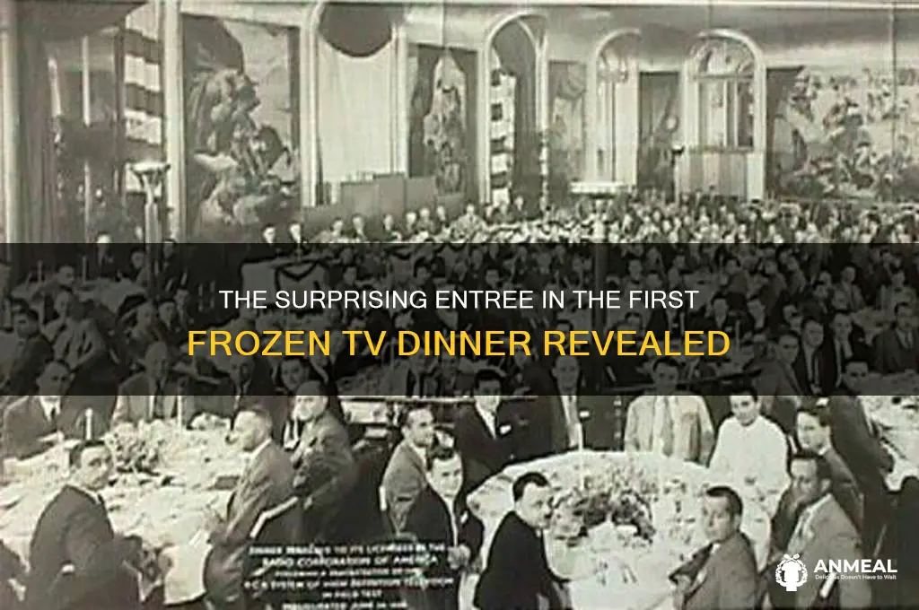 what entree was in the first frozen tv dinner